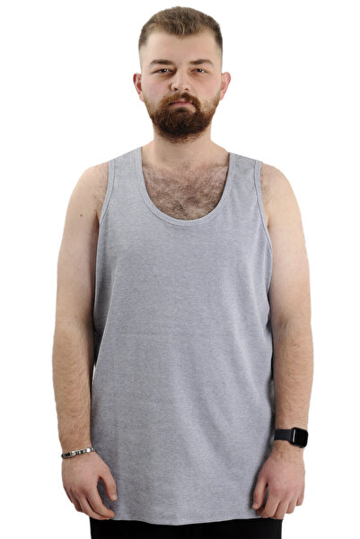 ModeXL Чоловічий безрукавний атлет великого розміру - Mode XL 6341 Grimelanj