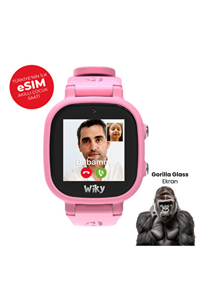 Wiky Watch 5e E-Sim Kartlı Akıllı Çocuk Saati - Görüntülü ve Sesli Arama, Sesli Mesajlaşma, Gps, Sos