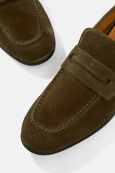 W Collection Khaki Suede Shoes