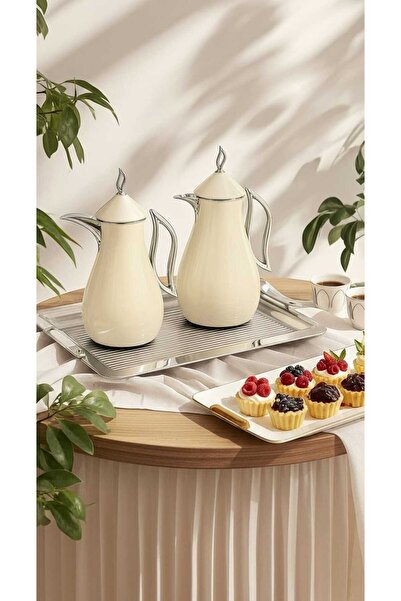 Generic Hospitality set — 1-liter thermos set and acrylic tray with a luxurious design