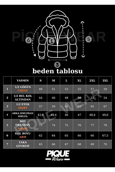 PIQUE Γυναικεία Μαύρη Faux Fur Αφαιρούμενη με Κουκούλα Puffer Coat Yasmin Μαύρο-άσπρο