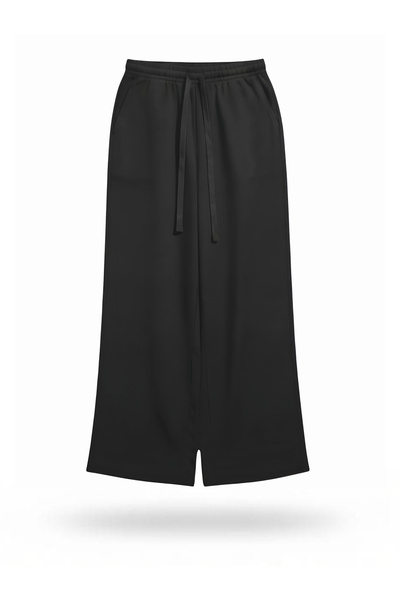 Retrobird Design Loose Fit Relax Pants Women Black