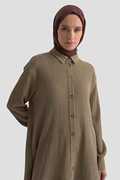 Armine Viscose Fabric Asymmetrical Cut Button Closure Pants Suit