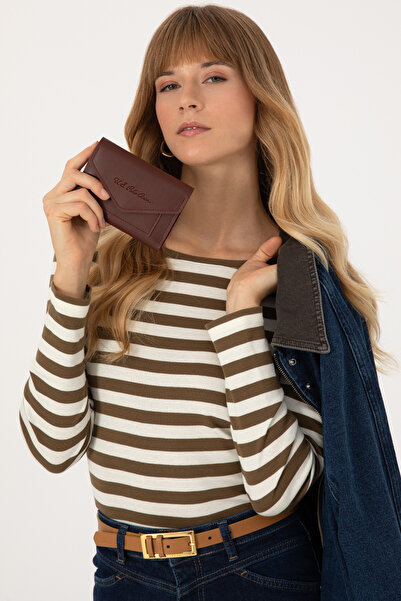 U.S. Polo Assn. Women's Burgundy Wallet 50317054-Vr014