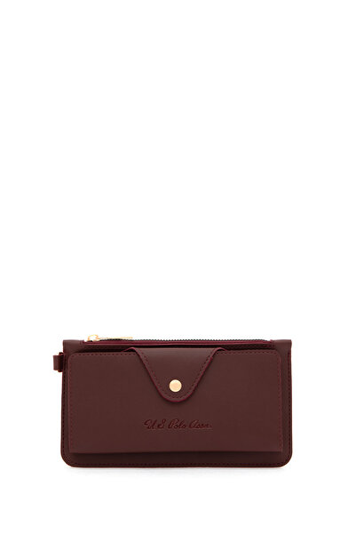 U.S. Polo Assn. Women's Burgundy Wallet 50316864-Vr014