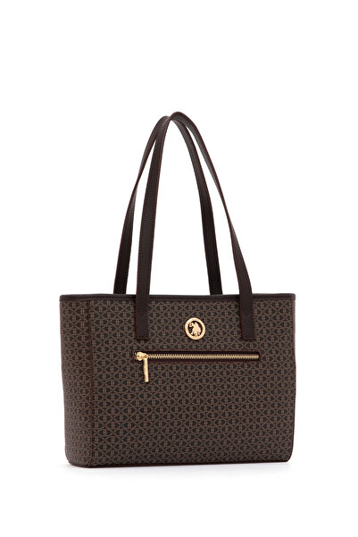 U.S. Polo Assn. Women's Brown Shoulder Bag 50317795-Vr029