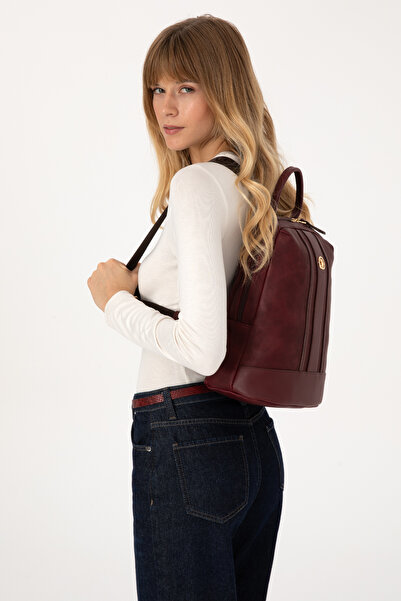 U.S. Polo Assn. Women's Burgundy Backpack 50303400-Vr014