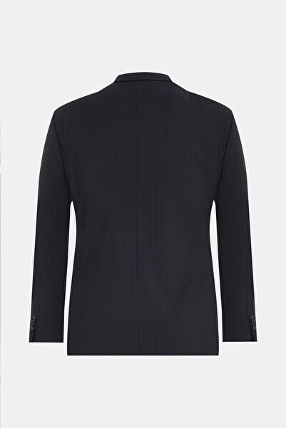 W Collection Dark Blue Buttoned Suit