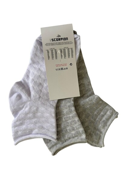 Plus Scorpion Γυναικείες κοντές κάλτσες με σχέδια, σετ 3 τεμαχίων – Βαμβακερές, αναπνέουσες, πολύχρωμες & πολλαπλές εκδικήσεις