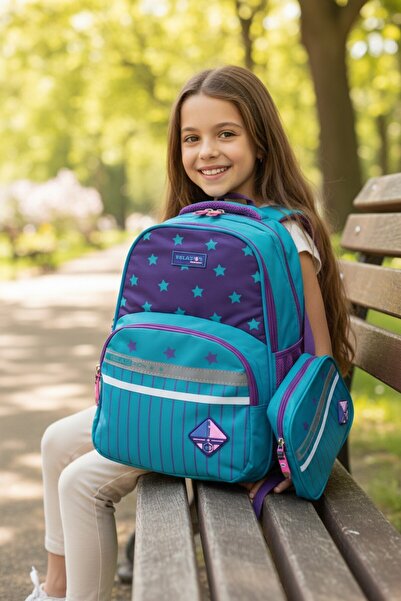 Relaxion 1320 New Season Girls' Primary School Bag Double Set
