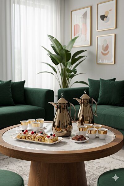 Generic 1-liter thermos set with a luxurious design