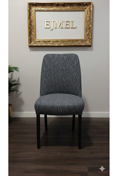 EJMEL 1 Adet Dokuma jakar Oval Sandalye Kılıfı. Retro Sandalye Örtüsü lastikl...