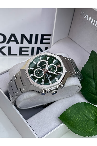 Daniel Klein All Functions Waterproof Highlighter New Season Men's Steel Watch Bracelet with Active Calendar