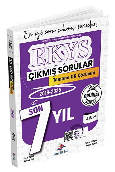 Dizgi Kitap 2026 Meb Ekys Müdür Ve Yardımcılığı Çıkmış Sorular Son 7 Yıl Qr Ç...