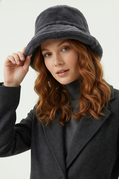 robanu قبعة دلو قطيفة |   قبعة دلو الصياد المدخن