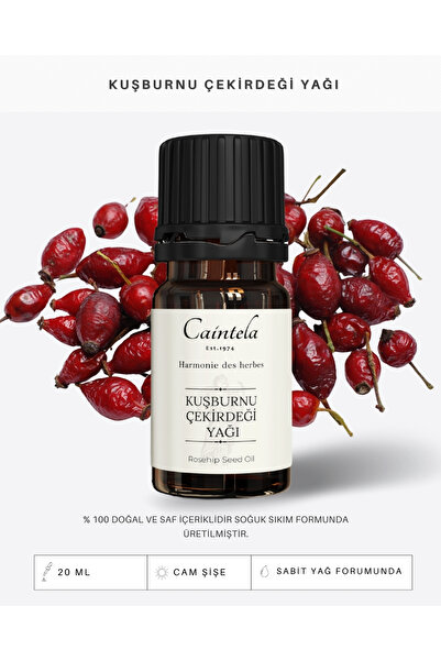 caintela Kuşburnu Çekirdeği Yağı - Rosehip Seed Oil