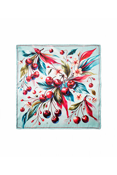 Velouté وشاح نسائي من حرير الساتان بنسبة 100% من Cherry Whisper