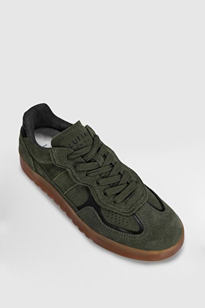 Lufian 112230233 Alex Sneaker Men's Leather Shoes Khaki