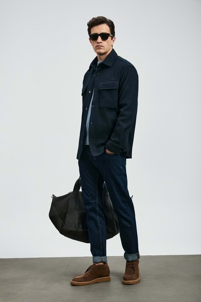 Lufian 112200226 Sky Smart Jean Ανδρικό Παντελόνι εφαρμοστό Ανδρικό Τζιν Παντελόνι Τζιν