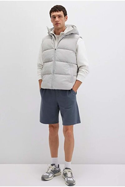 Mavi 0110089 Hooded Inflatable Men's Vest Gray