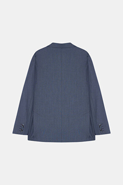 W Collection Dark Blue Buttoned Suit