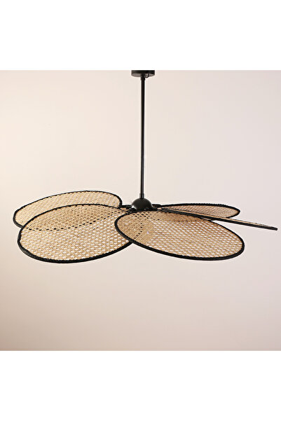 Mylamp Papatya Doğal Hazeran Avize 75 cm 30 cm