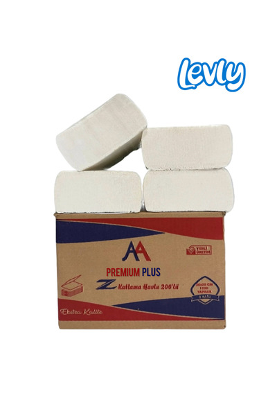 Levly Premium Plus Z Fold Paper Towels 170 Pack Dispenser Napkins 6 Packs 1020 Pieces 20X21 cm 1500 Gr