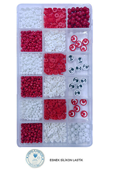 By MO Accessories Türk Bayraklı Figür Kum Fimo Boncuklarla Cumhuriyet Bayramı...