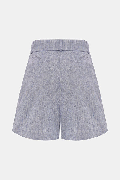 W Collection Blue Pleated Shorts