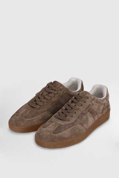 Lufian 112230232 Pele Sneaker Ανδρικά Δερμάτινα Παπούτσια ΜΠΕΖ