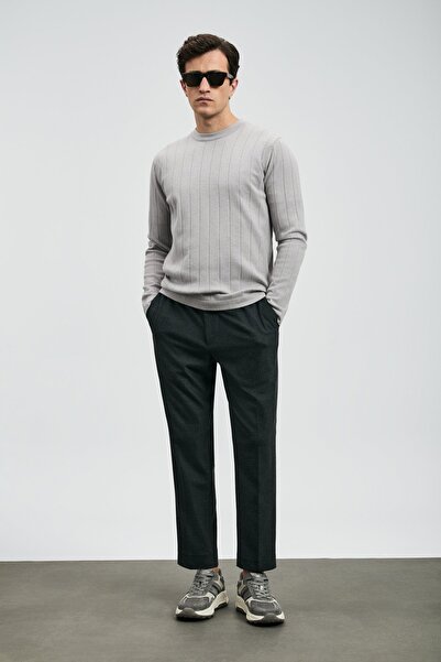 Lufian 112090155 Kent Ανδρικό Φούτερ ΓΚΡΙ