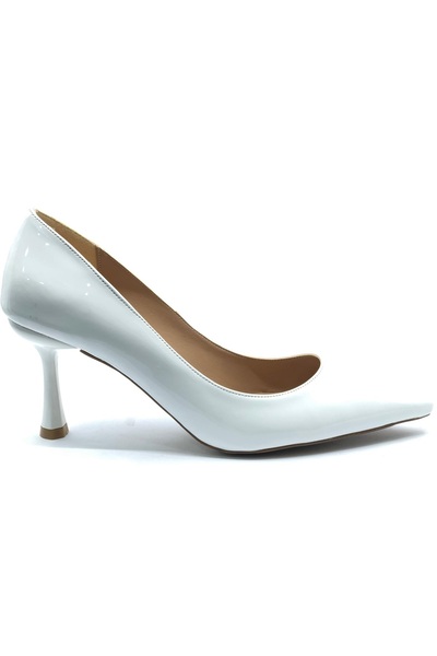 KOCAMANLAR Feles 7 cm heeled stiletto women's shoes white