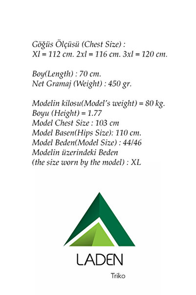 Laden Women's Knitwear Bearded Plus Size Mother Winter Vest