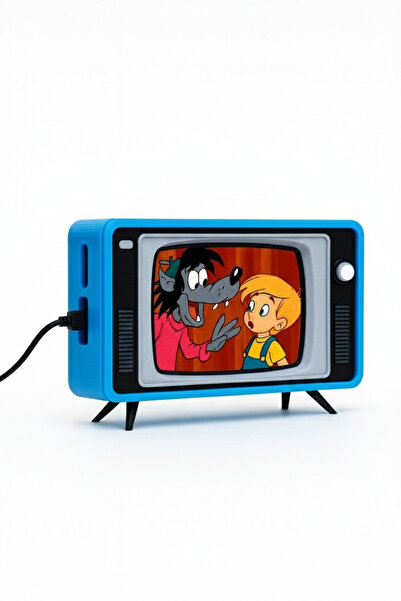 Aras Tasarım Retro Televizyon Dizaynında Akıllı Telefon Tutucu-cep telefonu s...