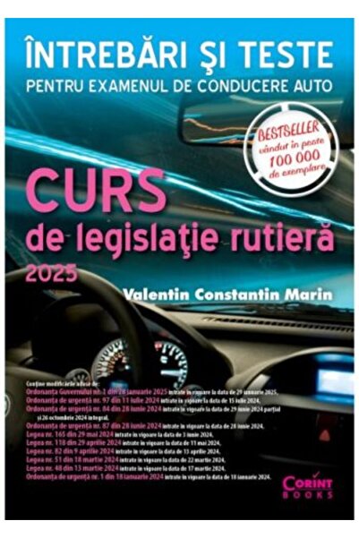 Corint Въпроси и тестове по пътно право за 2025 г., Валентин Константин Марин
