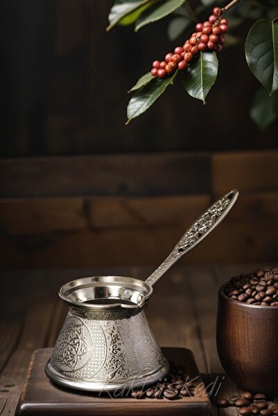 KaktüsKedi 2 Kişilik Döküm Cezve | Indüksiyon Ocaklarla Uyumlu