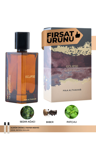 Maa Althahab Eclipse Aromatik Odunsu Erkek Parfümü EDP 75 ML