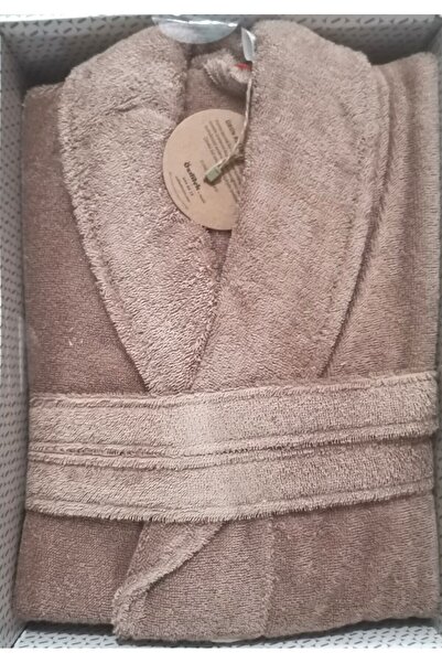 Özdilek 100% бавовна Колористичний халат з шалевим коміром Комір халата Грунт