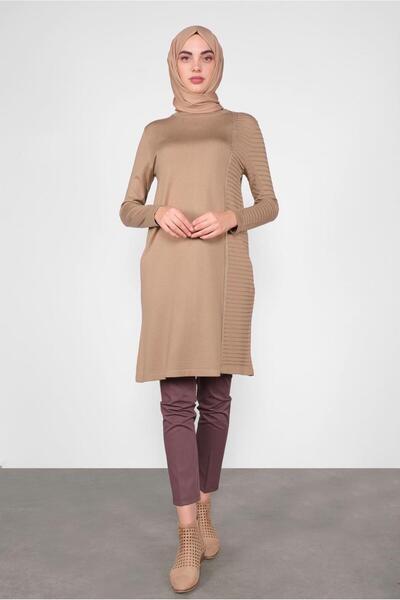 Alvina Silvery Strip Detail Tunic 41003