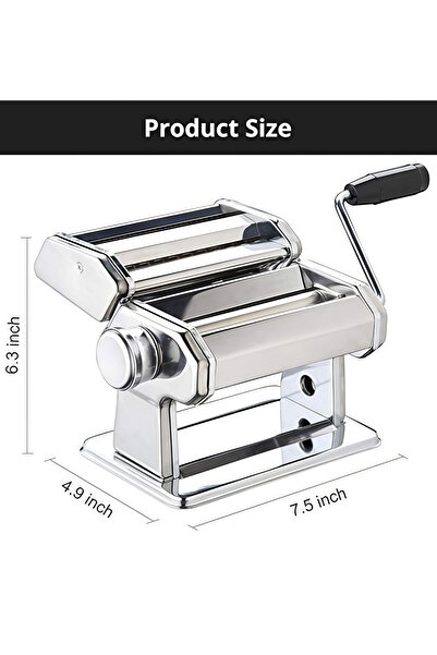 Generic Leon Home Advanced Noodle Maker: 8 adjustable thickness settings, hand crank