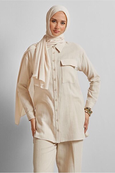 Alvina Cotton Muslin Pants Suit 45555