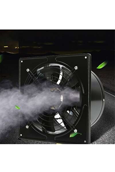 Generic Leon Home 10-inch CR Stainless Steel 70W Industrial Exhaust Fan with Damper