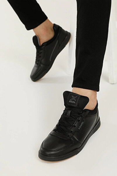 Kinetix LUKAS PU 2FX Μαύρο Ανδρικό Sneaker ΜΑΥΡΟ ΜΑΥΡΟ