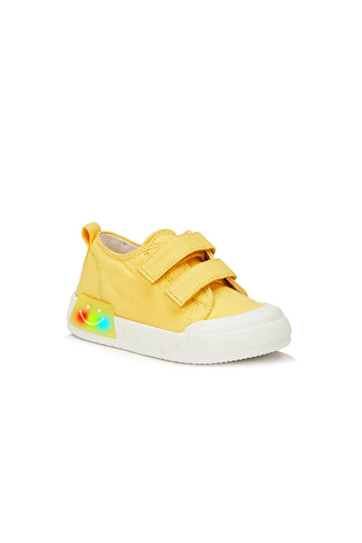 Vicco Luffy Baby Linen Lighted Shoes Yellow