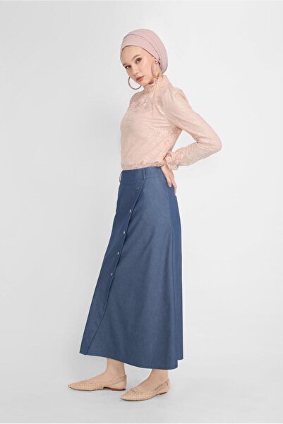 TRENDTESETTÜR Women's Powder Lace Bluz 40688