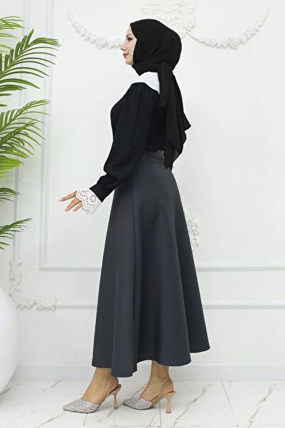 TRENDTESETTÜR ΓΥΝΑΙΚΕΙΑ ΓΚΡΙ (ΑΝΤΡΕΣΙΤ) ΠΛΕΚΤΗ ΦΟΥΣΤΑ ΣΚΟΥΜΠΑ T 212