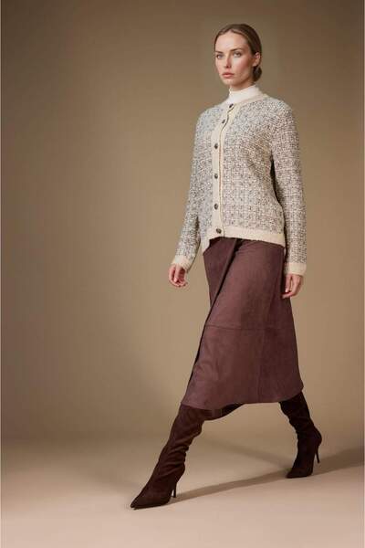 DeFacto Wrap Suede Midi Skirt G1109Ax25Au