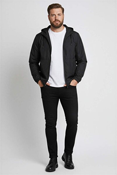 DeFacto Hooded Regular Fit Seasonal Coat - Zip and Pocket, Lined C4562Ax24Au