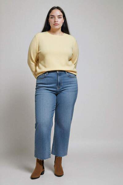 DeFacto Regular Fit Bisiklet Yaka Triko Kazak F7091AZ25WN