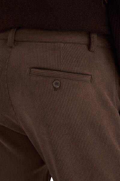 DeFacto Παντελόνι με ίσιο πόδι κοτλέ βελούδινο παντελόνι F0462AX25WN